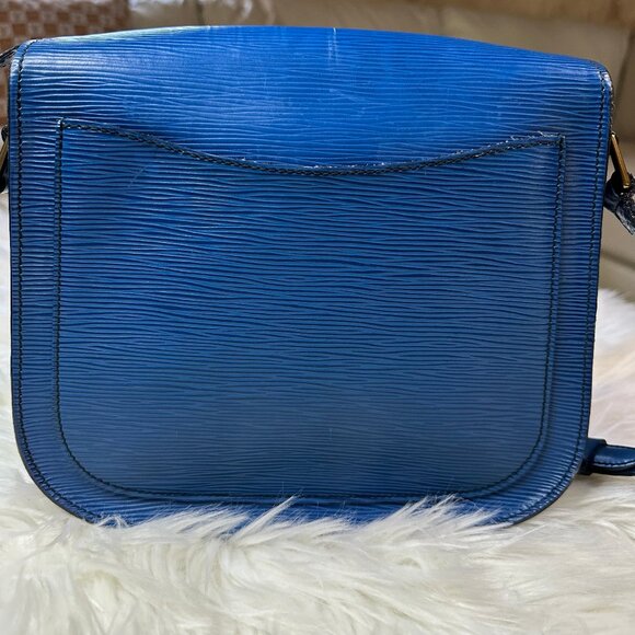 ❌SOLD❌ Authentic Louis Vuitton Saint Cloud GM Epi Leather Crossbody Shoulder Bag - Picture 8 of 17